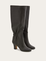 Ferragamo Knee boot with ruched detail - Image 6